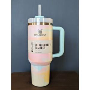 Warm Serene Brushstroke ~ STANLEY CLEAN SLATE TUMBLER 40 0Z